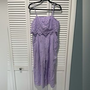 NWT Gorgeous Francesca’s lace jumpsuit